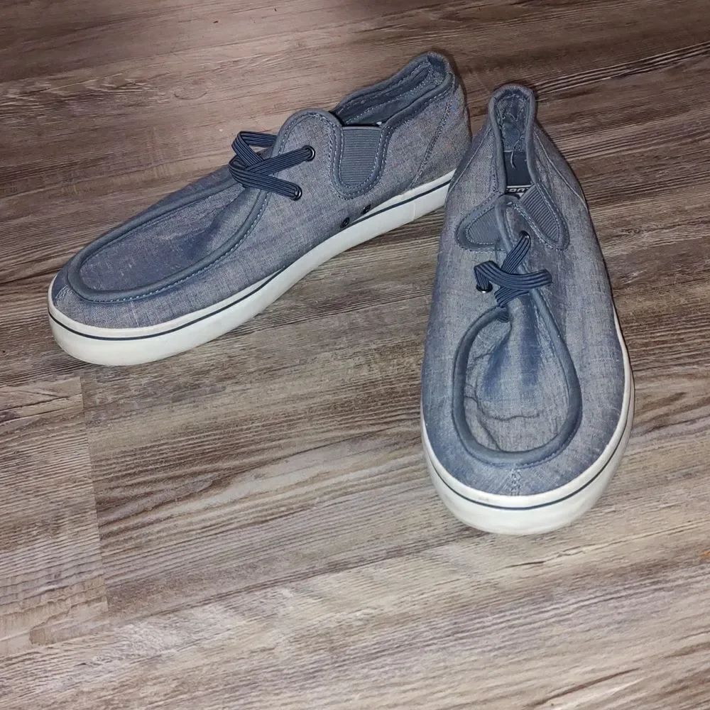 Lugz blue slip on loafers Sz 10